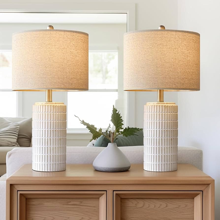 PoKat Ceramic Table Lamp Set of 2 main product image