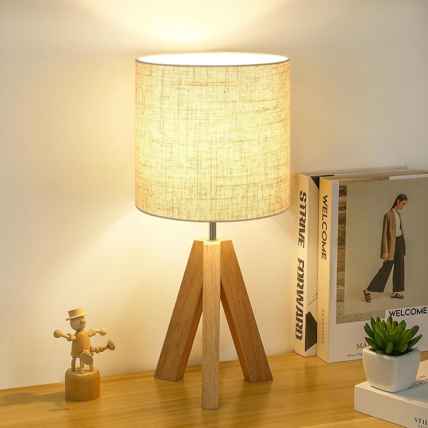 Wooden Tripod Table Lamp main product image