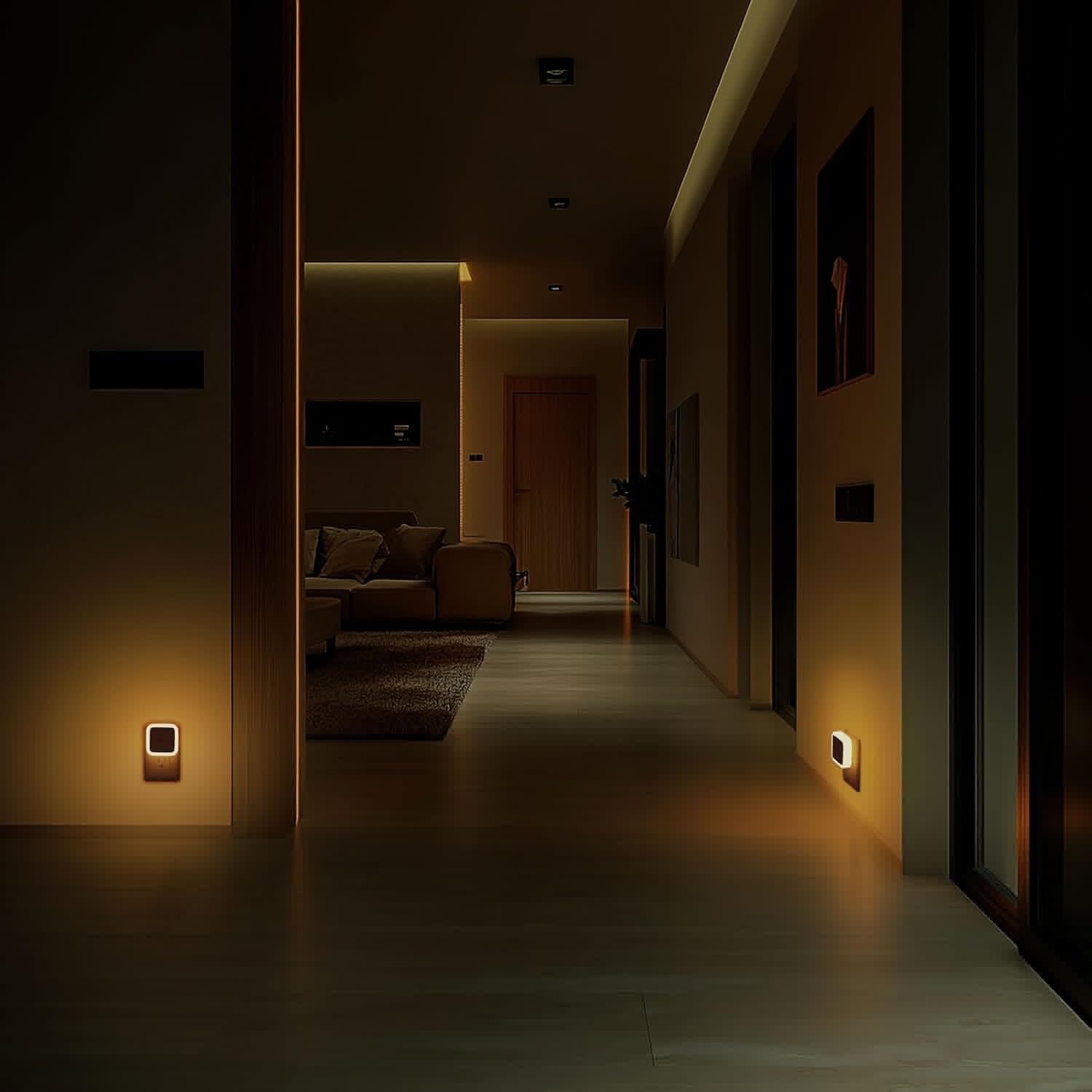Sujeet plug-in night light four-pack use detail