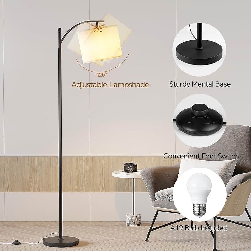 SUNMORY arc floor lamp stable base detail